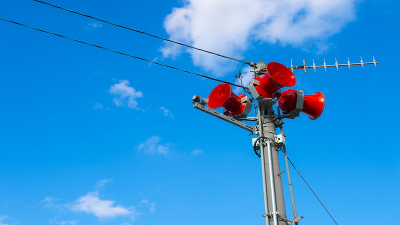 非常用放送設備で安全を確保！